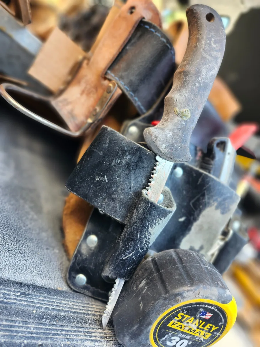 Field-used Shark Rockeater drywall saw